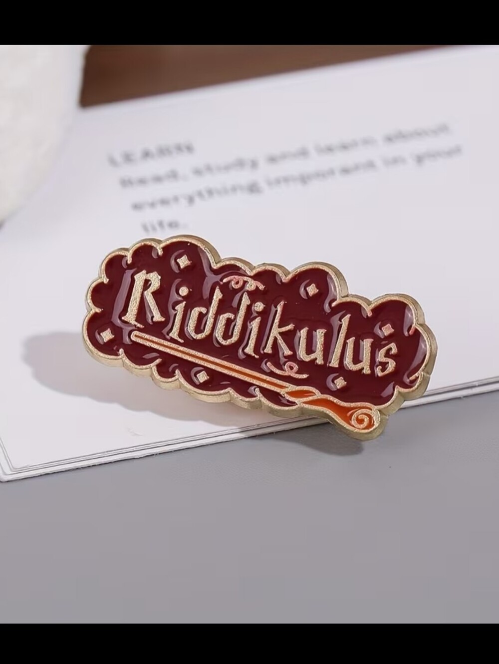 2$ Add On⭐ Riddikulus Harry Potter Spell Pin
